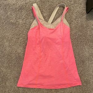 Sz4 Lululemon Athletica Orange Tank